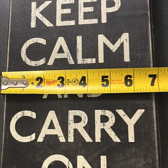 Keep Calm & Carry On Sign 👑 - Picture 6 of 7